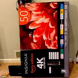 Insignia 50” fire tv edition 4K ultra HD